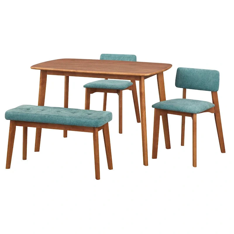 Simple Living 4-Piece Nettie Solid Wood Dining Set 11