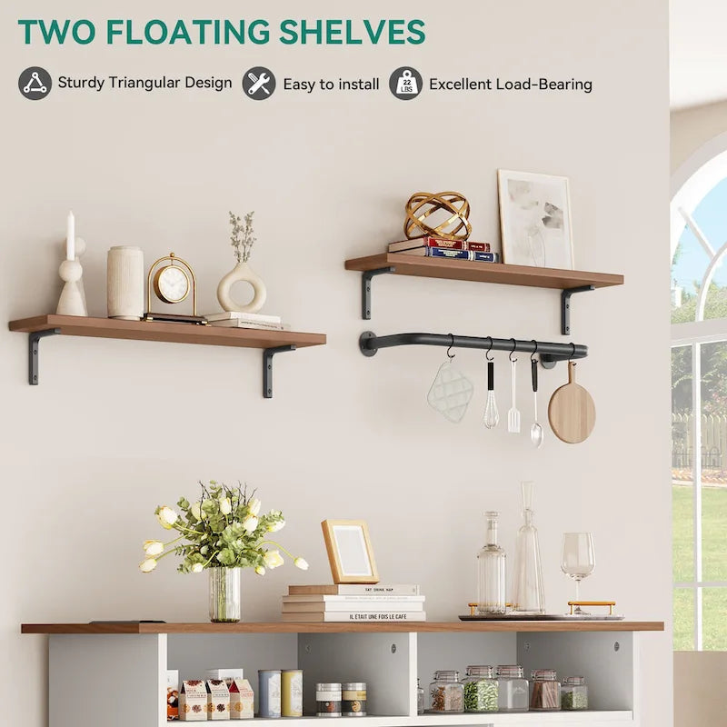 Moasis 52 Buffet Cabinet Farmhouse Coffee Bar Cabinet 5