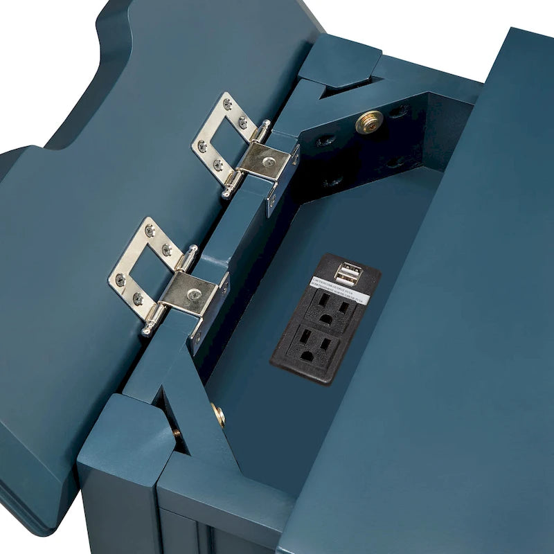 Tavolino con 1 cassetto Zayden con stazione di ricarica di iNSPIRE Q Bold 17