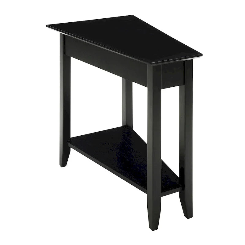 Convenience Concepts Tavolino a cuneo American Heritage con ripiano 40