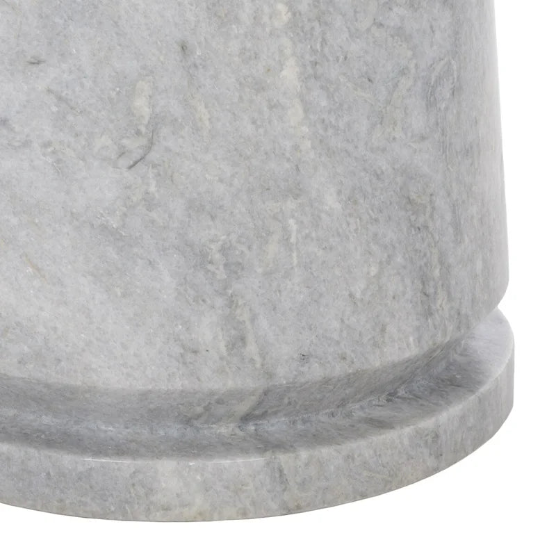 SAFAVIEH Couture Ghicu Tall Round Marble Accent Table - 22 In W x 21 In D x 24 In H - 21Wx21Dx24H 19