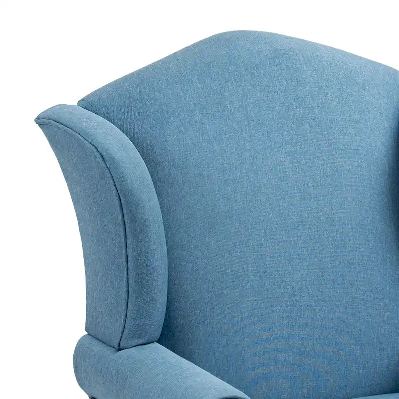 2 Set Traditional Wingback Accent Chairs Upholstered Armchair 20