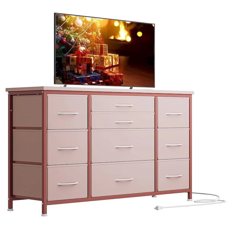 Bedroom Dresser with 10 Large Drawers for 55 Long TV Stand - 55 inches 4