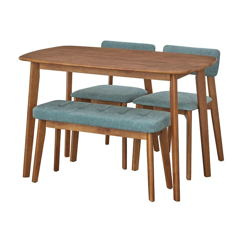 Simple Living 4-Piece Nettie Solid Wood Dining Set 12