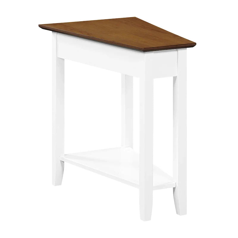 Convenience Concepts Tavolino a cuneo American Heritage con ripiano 15