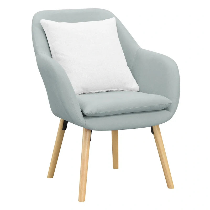 Convenience Concepts Take a Seat Charlotte Poltrona Accento Imbottita con Schienale Alto 44