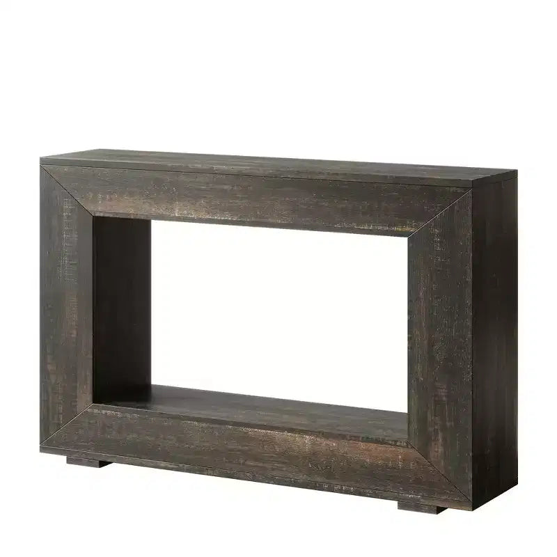 MAYEERTY Tavolo Consolle Rustico con Venature del Legno per Fattoria con Fascino Vintage Semplice 6