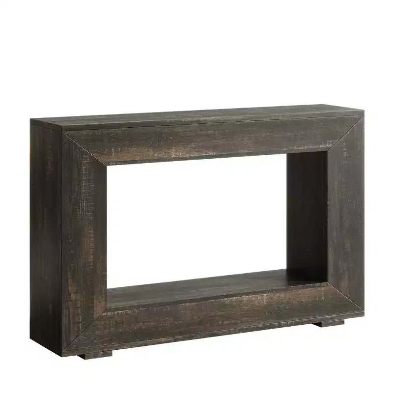 MAYEERTY Tavolo Consolle Rustico con Venature del Legno per Fattoria con Fascino Vintage Semplice 9