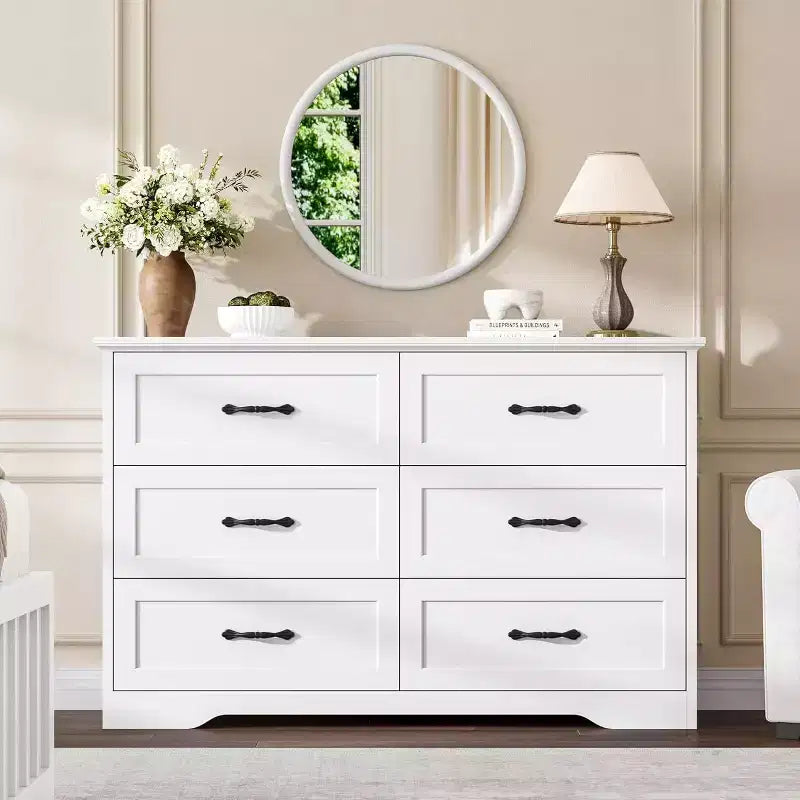 5/6 Drawers Dresser for Bedroom,Chest of Drawers,Farmhouse Modern Wooden Dresser,Storage Organizer Dresser for Bedroom,Living Room,Kids Room 25
