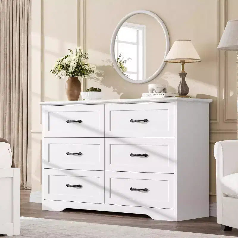5/6 Drawers Dresser for Bedroom,Chest of Drawers,Farmhouse Modern Wooden Dresser,Storage Organizer Dresser for Bedroom,Living Room,Kids Room 24