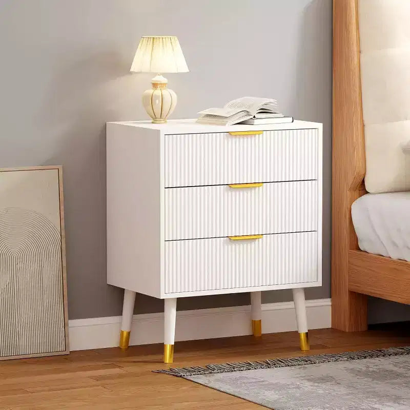 3-Drawer Modern Dresser - Wide Top Nightstand & Storage for Bedroom & Living Room 8