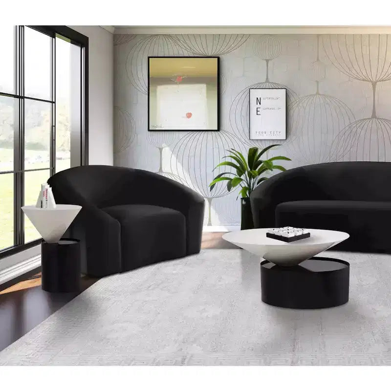 Meridian Furniture, Tavolino da divano Damon bianco 6