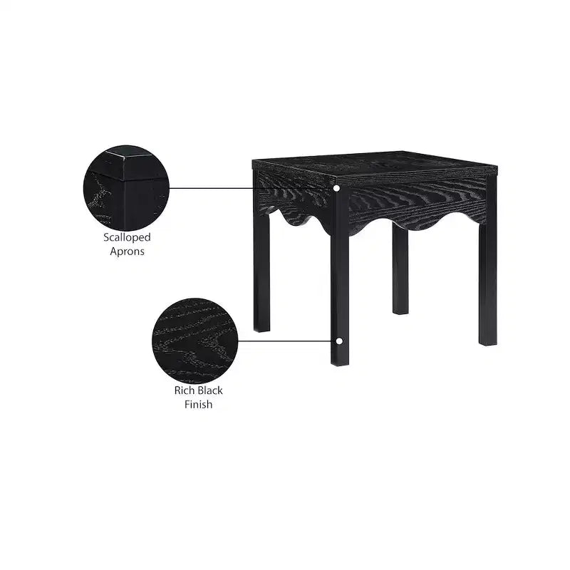 Meridian Furniture, Tavolino Fiora nero 7