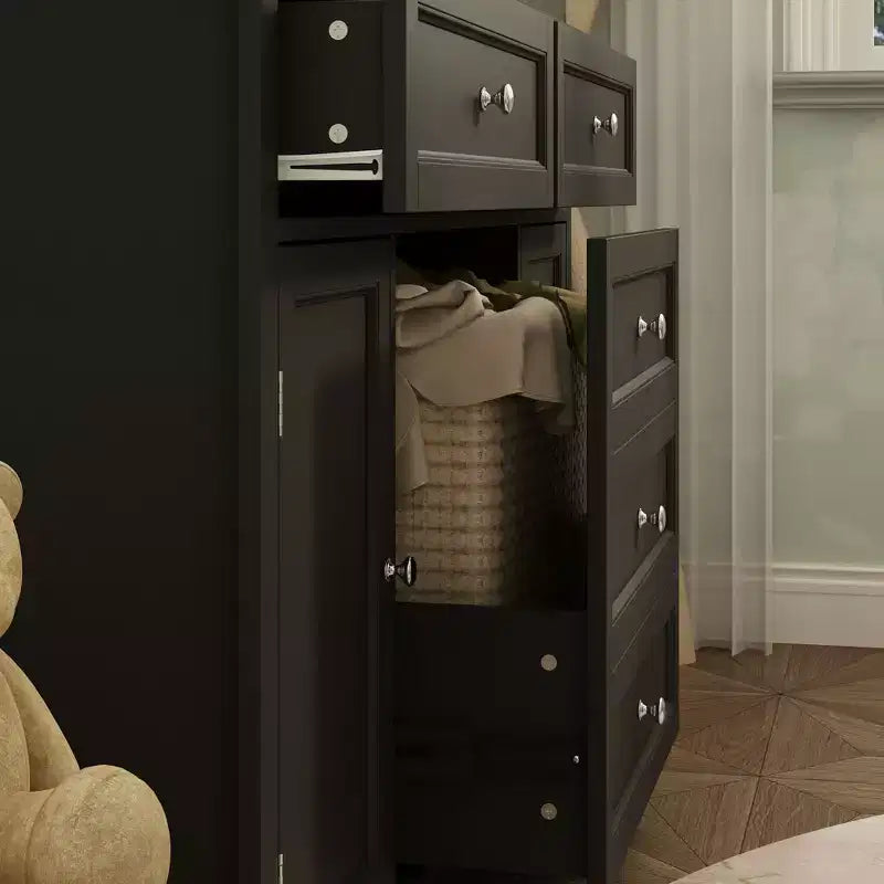 Famapy Baby Changing Table Chest of Drawers Edge Protection Top Upholstery 11