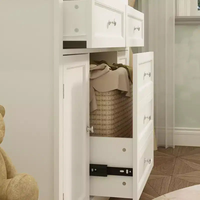 Famapy Baby Changing Table Chest of Drawers Edge Protection Top Upholstery 23