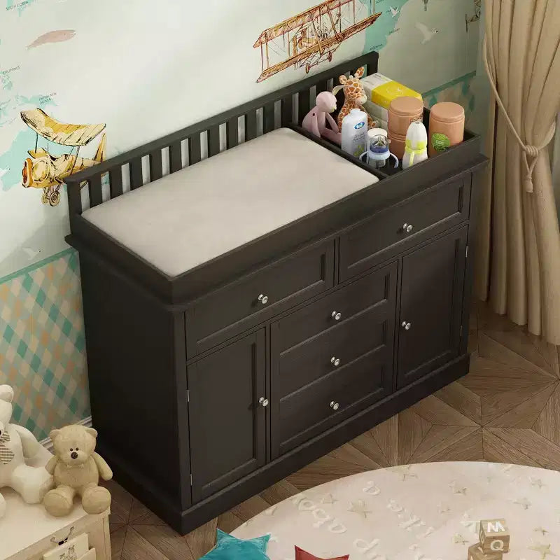 Famapy Baby Changing Table Chest of Drawers Edge Protection Top Upholstery 4