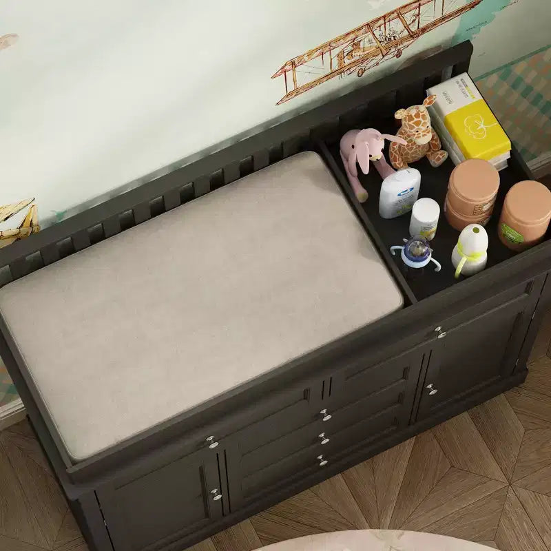 Famapy Baby Changing Table Chest of Drawers Edge Protection Top Upholstery 9