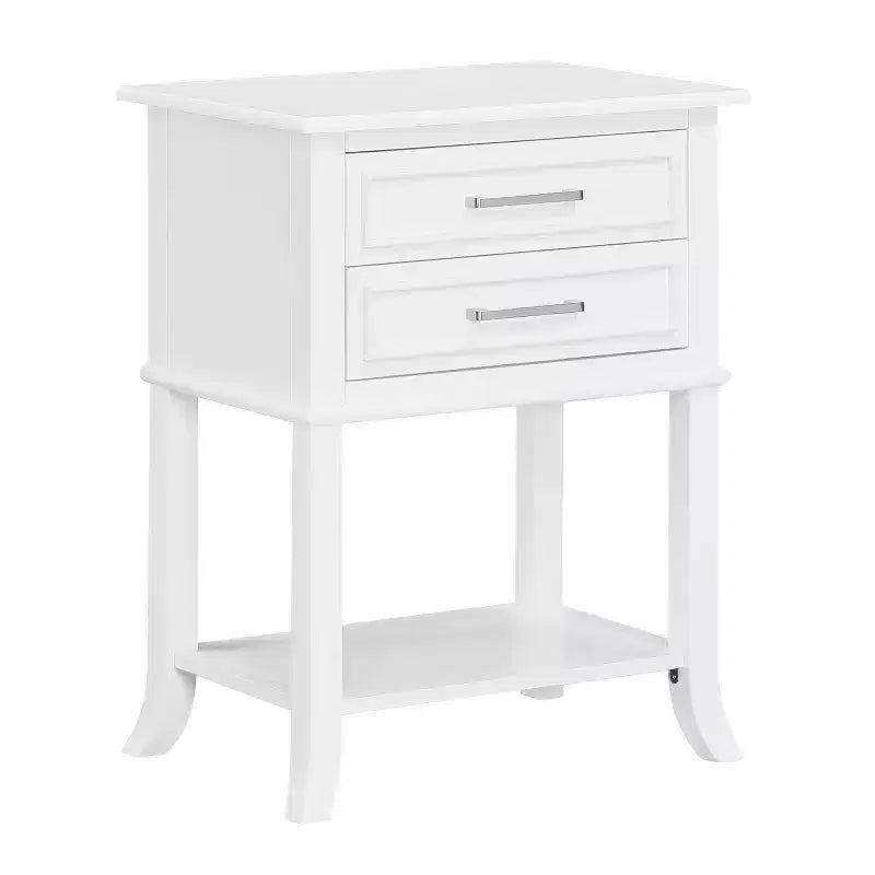 HomeStock 28.75 in.H Tavolino Rettangolare con Piano in Legno, Colore Bianco - 1 pezzo 3