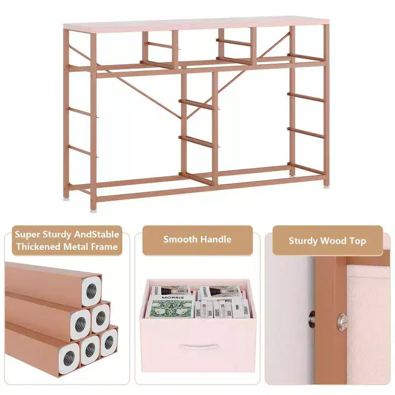 10 Drawers Fabric Dressers for Bedroom, Modern Chest of Drawers 20