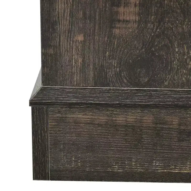 59inche Wide Farmhouse 7 Drawers Dresser Wood Rustic Drawers with Nice Texture Vintage Design Storage Dressers Organizer 7
