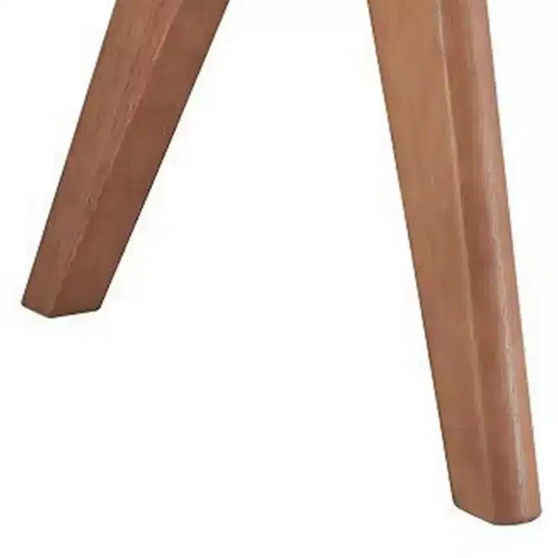 Tavolino d'appoggio/da divano Royal Hampton 22 pollici, gambe angolate, finitura in legno marrone naturale 5