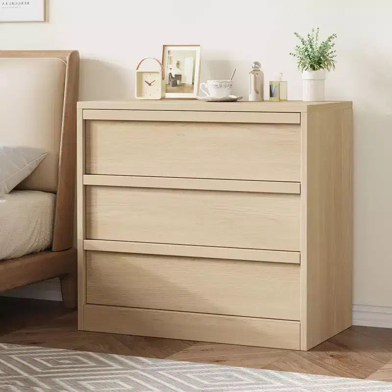 4 Drawer Dresser for Bedroom, Nightstand 4 Chest of Drawers with Large Storage, Small Modern Dresser Organizer Bedside Table for Living Room