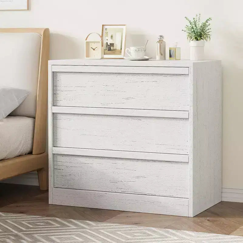 4 Drawer Dresser for Bedroom, Nightstand 4 Chest of Drawers with Large Storage, Small Modern Dresser Organizer Bedside Table for Living Room 8