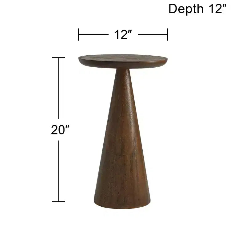 Tavolino Regency Hill Owen 20 in Legno con Finitura Noce Rustico Moderno 7