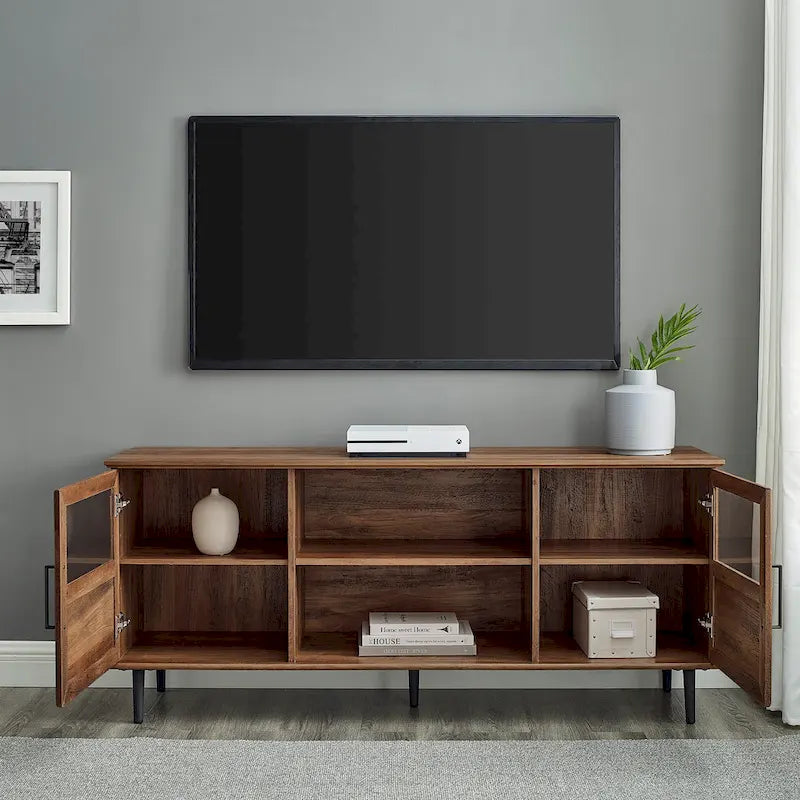 Middlebrook Jularbo 58-inch Split Panel 2-Door TV Stand 11