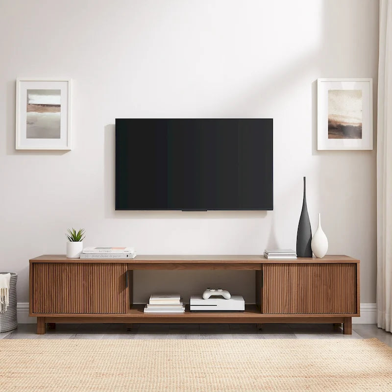 Middlebrook Designs Modern 70-inch Fluted-Door TV Stand 27
