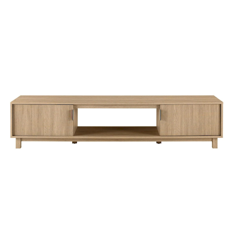 Middlebrook Designs Modern 70-inch Fluted-Door TV Stand 9
