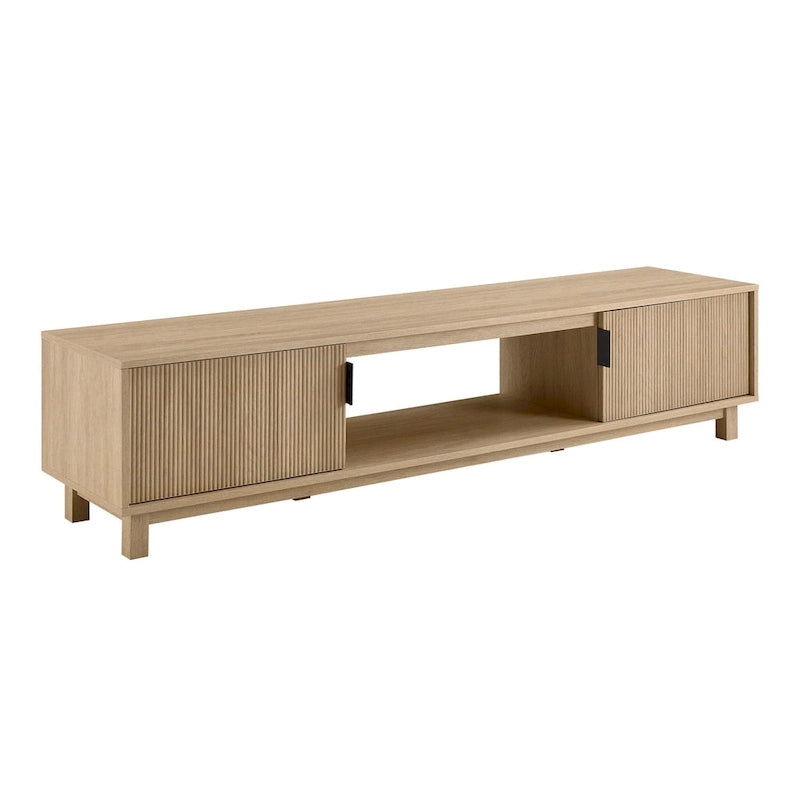 Middlebrook Designs Modern 70-inch Fluted-Door TV Stand 10