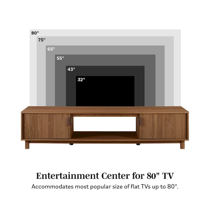 Middlebrook Designs Modern 70-inch Fluted-Door TV Stand 18