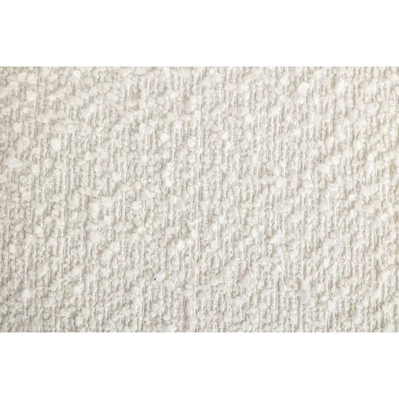 Poltrona a botte rivestita in bouclé con base girevole, 31 10