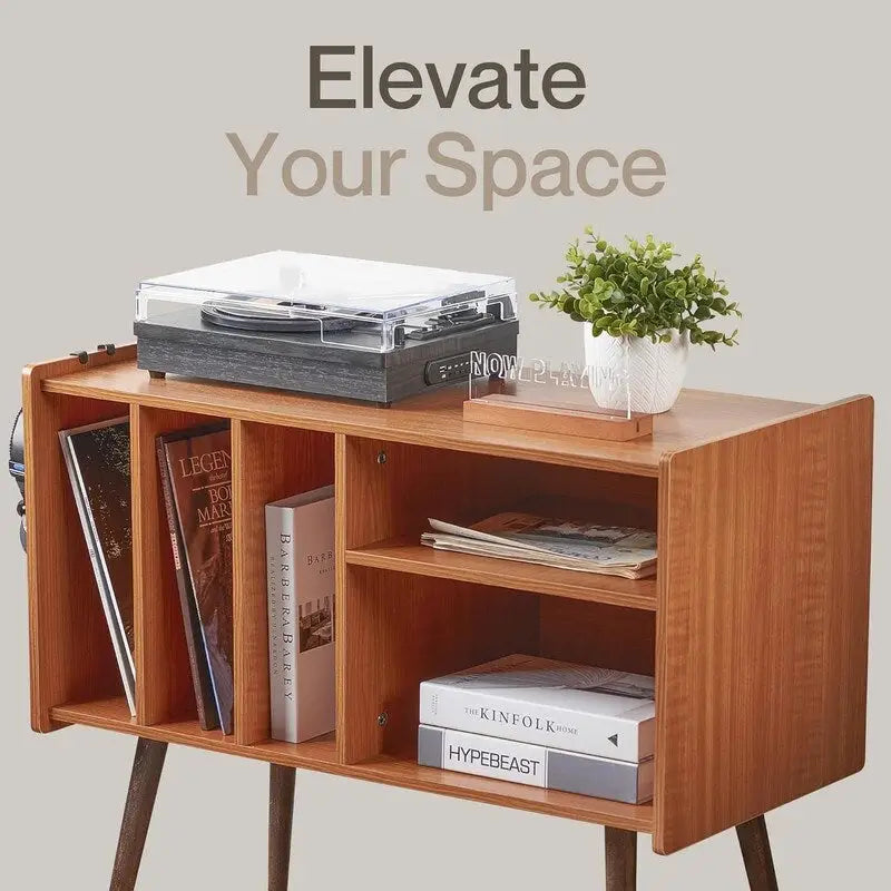 Supporto per giradischi con stazione di ricarica - 31P x 26L x 15A 6