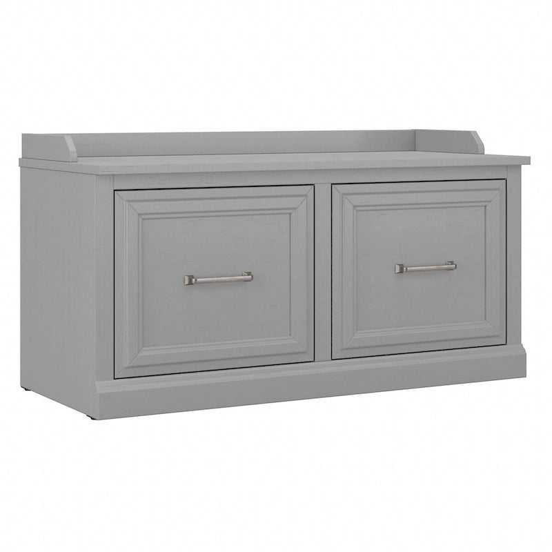 Woodland 40W Shoe Storage Bench with Doors by Bush Furniture 2