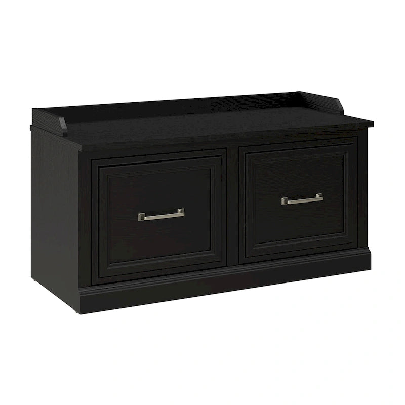 Woodland 40W Shoe Storage Bench with Doors by Bush Furniture 9