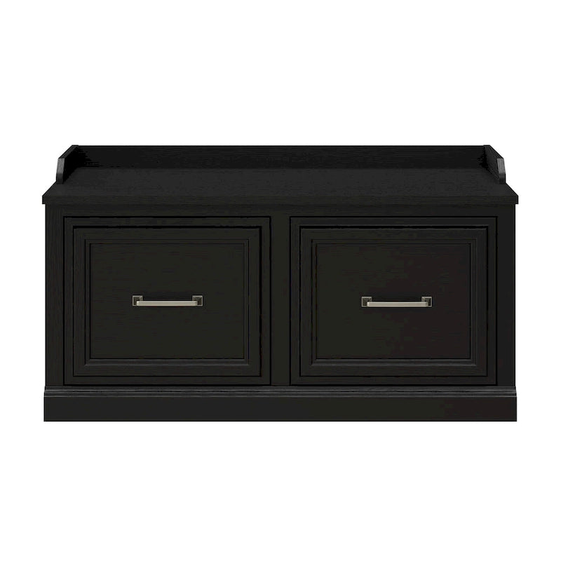 Woodland 40W Shoe Storage Bench with Doors by Bush Furniture 11