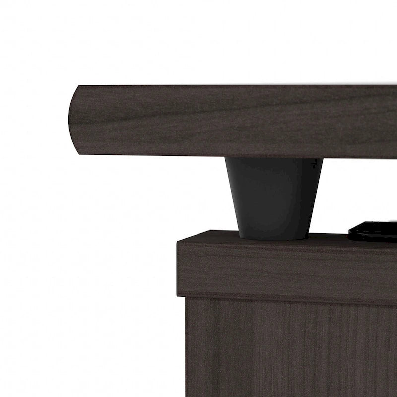 72W 3-position L-shaped Sit to Stand Desk with Hutch by Bush Furniture 38