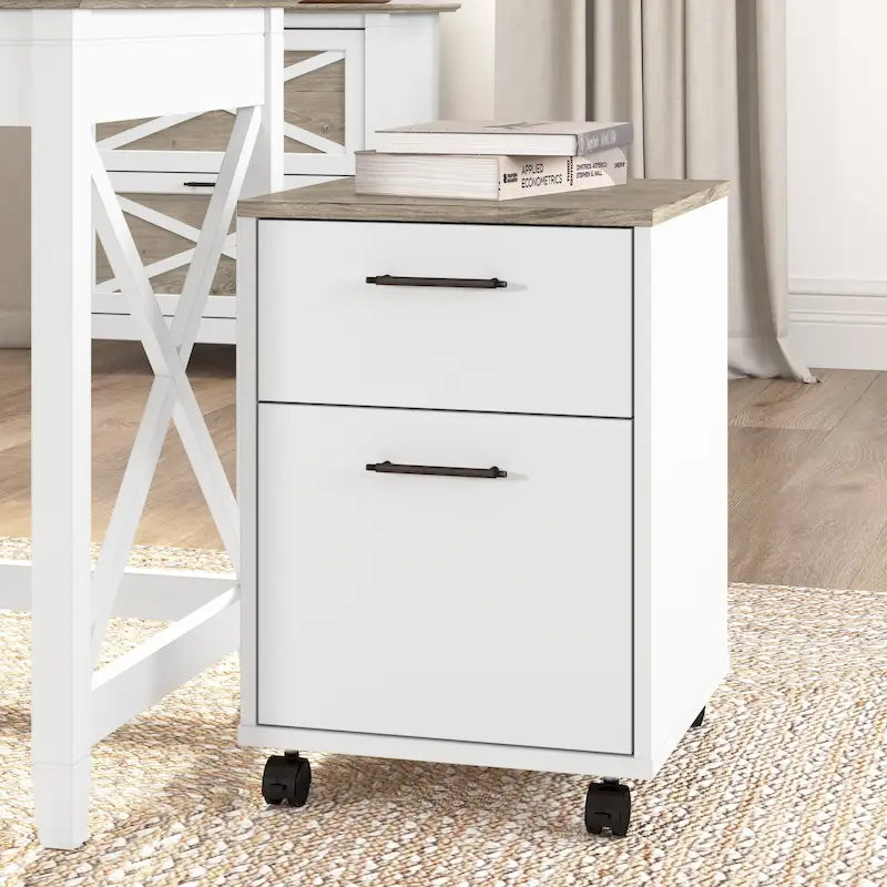 Key West 2 Drawer Mobile File Cabinet by Bush Furniture 48