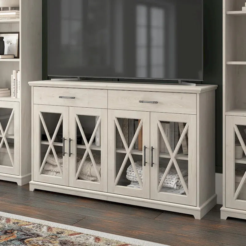 Lennox 60W Sideboard Buffet Cabinet with Drawers by Bush Furniture 11