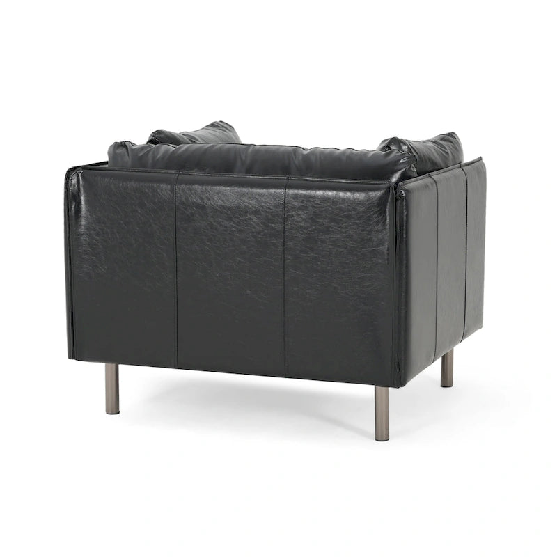 Poltrona Lounge Daphne in Ecopelle di Christopher Knight Home 9