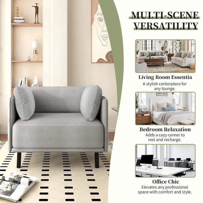 Poltrona Lounge Daphne in Ecopelle di Christopher Knight Home 17