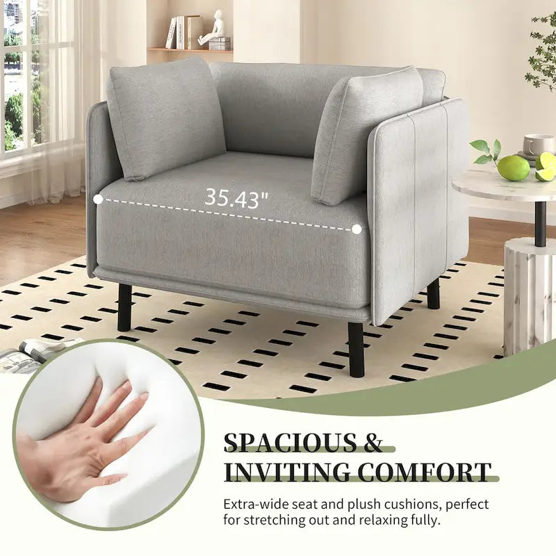 Poltrona Lounge Daphne in Ecopelle di Christopher Knight Home 18