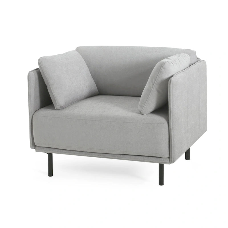 Poltrona Lounge Daphne in Ecopelle di Christopher Knight Home 20