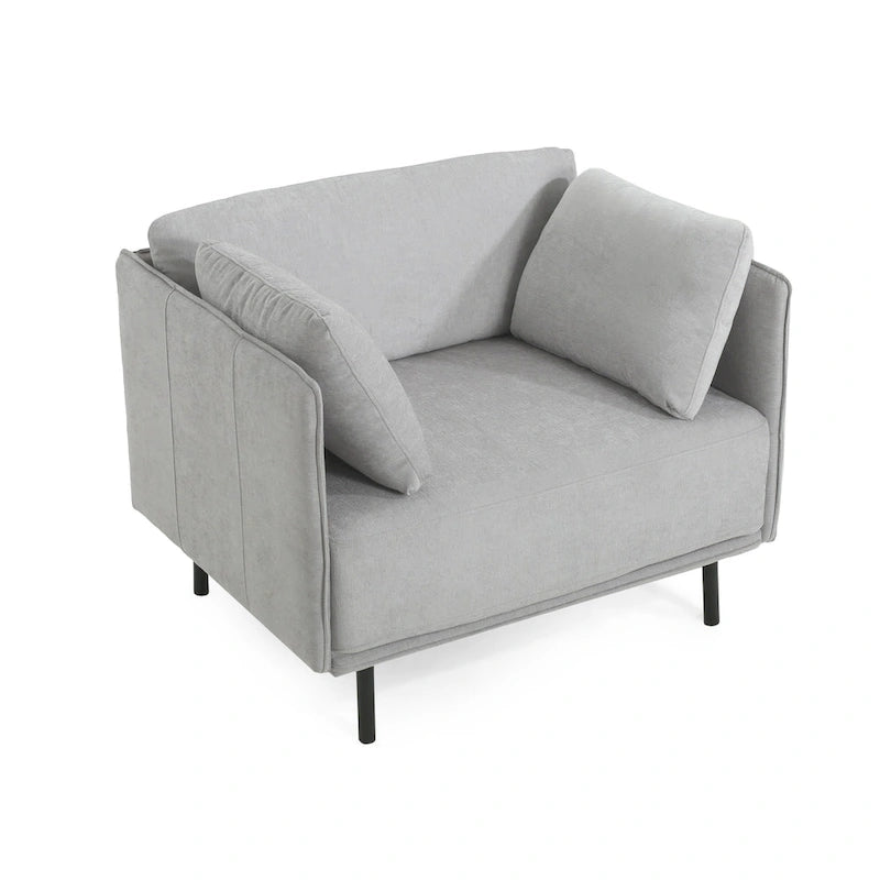 Poltrona Lounge Daphne in Ecopelle di Christopher Knight Home 23