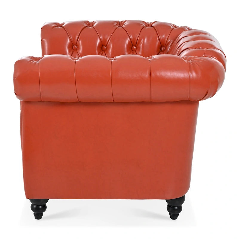 Christopher Knight Home - Poltrona Chesterfield Winston in Pelle Sintetica 9