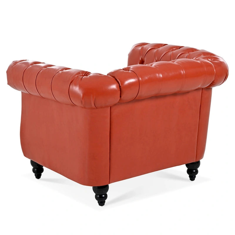 Christopher Knight Home - Poltrona Chesterfield Winston in Pelle Sintetica 10
