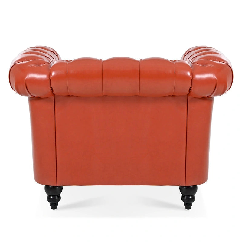 Christopher Knight Home - Poltrona Chesterfield Winston in Pelle Sintetica 11