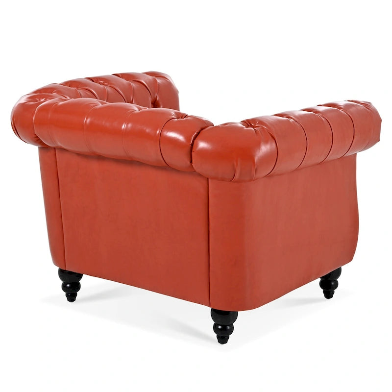 Christopher Knight Home - Poltrona Chesterfield Winston in Pelle Sintetica 12